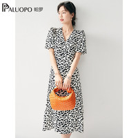 帕罗 夏季新款连衣裙印花碎花裙子