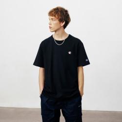 Champion 短袖女男女同款潮流百搭简约 LOGO圆领T恤