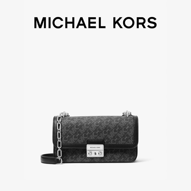 MICHAEL KORS 新款女式包包简约大气链条黑色手袋