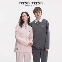 TEENIE WEENIE 刺绣 女士睡衣套装 【长袖长裤】女款-珍珠粉 M