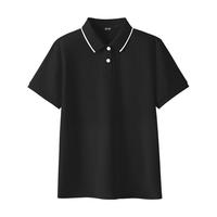 SNOWFLYING/雪中飞 抗菌 女士Polo衫 黑色340FW 155/80A