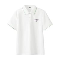  SNOWFLYING/雪中飞 抗菌 女士Polo衫 白色346FW 165/88A