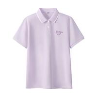  SNOWFLYING/雪中飞 抗菌 女士Polo衫 香芋紫346FW 160/84A