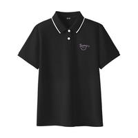  SNOWFLYING/雪中飞 抗菌 女士Polo衫 黑色346FW 170/92A