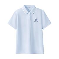 SNOWFLYING/雪中飞 抗菌 女士Polo衫 冰蓝色350FW 155/80A