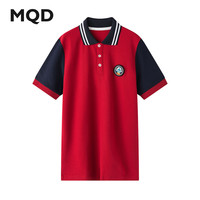 MQD/马骑顿 女士POLO衫 暗红 160
