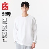  MINISO/名创优品 纯棉 男士长袖T恤