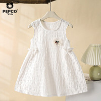 小猪班纳 新款儿童云朵棉连衣裙夏季女童可爱蝴蝶结公主裙 小樱桃公主裙 140