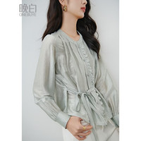 晚白 轻薄显瘦 女士衬衫