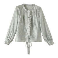 ONEBUYE/晚白 轻薄显瘦 女士衬衫