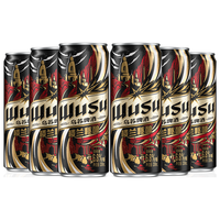 WUSU/乌苏啤酒 劲大醇厚  听装 330ml