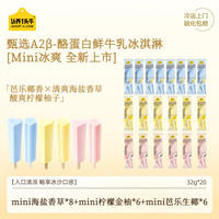 认养一头牛 冰爽混合口味冰淇淋 20支