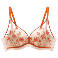 曼妮芬 3D软钢圈防空杯 女士文胸 焦糖橙 34/75B