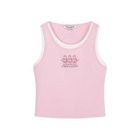  TEENIE WEENIE 假两件设计 女士T恤 粉色 S