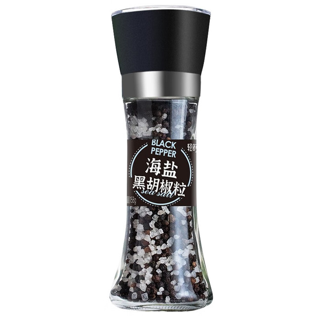 轻时 低脂肪 海盐黑胡椒粒158g
