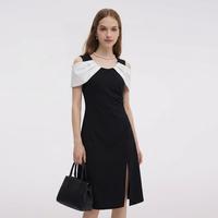  GLORIA/歌莉娅 针织拼接 女士连衣裙