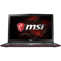 MSI/微星 GP62M 7RD-222CN GTX1050 游戏笔记本电脑+发光键盘 酷睿i7-7700HQ GTX 1050 黑色 8GB 1TB