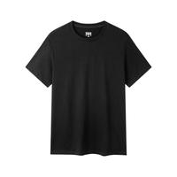  Semir/森马 纯棉抗菌 男士短袖T恤 4XL 【100%纯棉】黑色90001