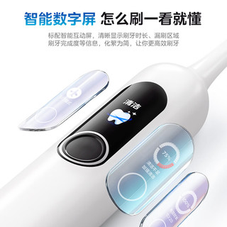  Midea/美的 45°大摆幅深度清洁 电动牙刷