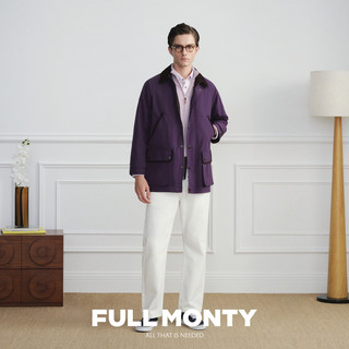  Full Monty/孚芒 防水 男士猎装夹克 紫色30036 S 46