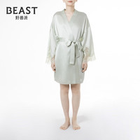  THE BEAST/野兽派 真丝蕾丝 女士睡袍