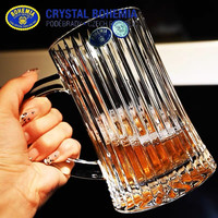  BOHEMIA 水晶玻璃 啤酒杯