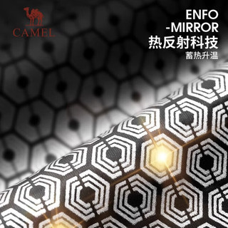  CAMEL/骆驼 暴雨级防水 冲锋衣 凝夜紫/幻影黑，男女同款 S 女生拍小一码