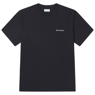 Columbia 户外26春夏新品男女圆领透气运动短袖T恤AE8963 010 黑色 S (1