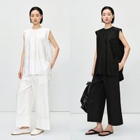 LESS 女士无袖圆领衬衫 2P621400H