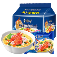  康师傅 经典红烧香辣 鲜虾鱼板面 鲜虾鱼板面98g*10包