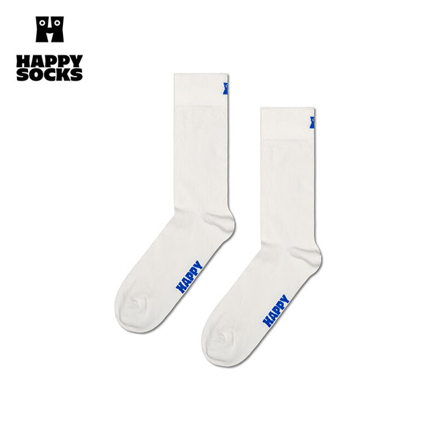 Happy Socks 情侣纯色系列中筒袜 1双 L 41-46