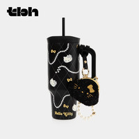 88VIP：野兽派 tbh野兽派家居水杯Hello Kitty吸管保温杯大容量不锈钢杯子礼物