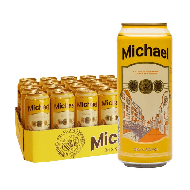 Michael 米歇尔 黄啤酒 500ml*24瓶