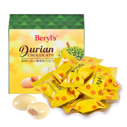 倍乐思 独立包装 榴莲味巧克力豆60g