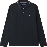 NAUTICA/诺帝卡 珠地底抓毛 男士POLO衫