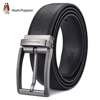 暇步士 皮带男士腰带真皮时尚简约式针扣牛皮皮带裤腰带男