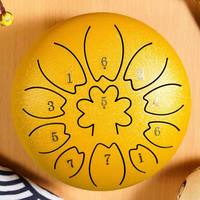 TKH 乐器 空灵鼓手碟 初学乐器专业儿童 空鼓 (6寸11音 多色可选)