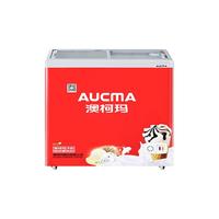 澳柯玛 200L透明玻璃门冷冻展示柜
