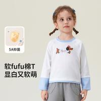 马骑顿 MINI 马骑顿26春长袖T恤女童长袖T恤女宝春秋上衣柔软舒适宝宝春装