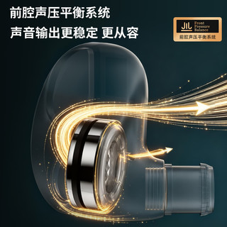 竹林鸟 青鸾Z4 可换线HiFi 霜银色 带麦版 有线耳机