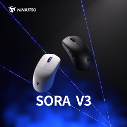 NINJUTSO SORA V3 SORA V3 无线鼠标 白色