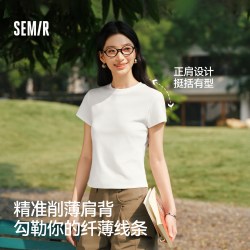 森马 凉感 女士短袖T恤