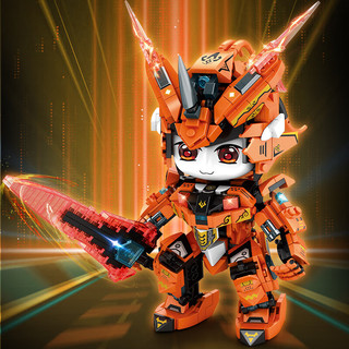 TOPTOYSGO 创玩世代 幻变龙吟 577颗粒 小颗粒积木