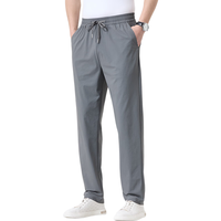 罗蒙 2026男士夏季薄款凉感松紧腰直筒长裤（2款可选）