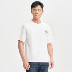 才子 棉感短袖T恤男 两色可选