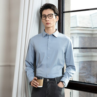 威可多 舒爽亲肤 男士衬衫 浅灰