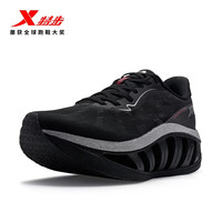  XTEP/特步 减震回弹 男士跑步鞋 黑/太空银 39 (240mm) 新法码39