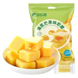 比比赞 爆浆果汁夹心 芒果软糖