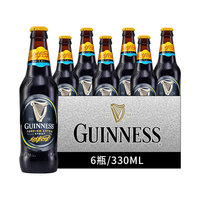 健力士 黑啤酒 330ml*6瓶