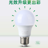 雷士 照明LED灯泡E14E27螺口节能高效球泡家用高显指高亮替换光源